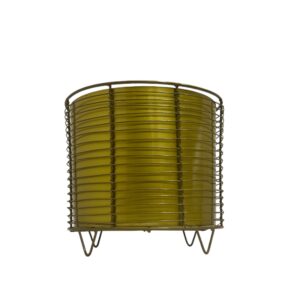 metal wire planter with stand