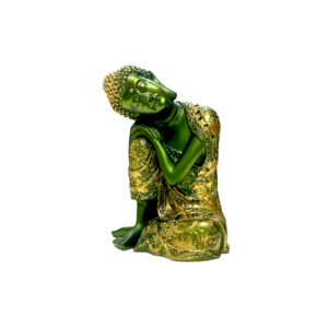 buddha resting on knee