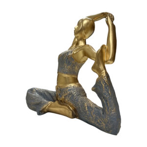 Golden Yoga Lady Pose