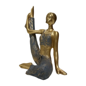 Purple Gold Yoga Lady