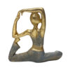 Golden Yoga Lady Pose