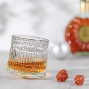 rotating whiskey glass