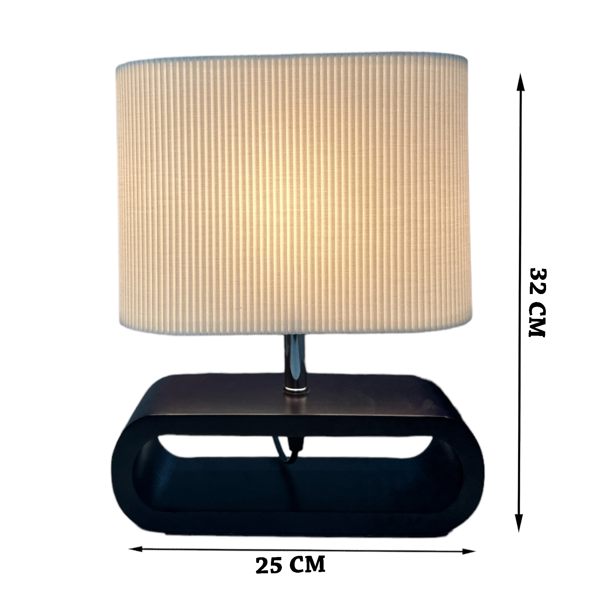 Wooden Base Table Lamp