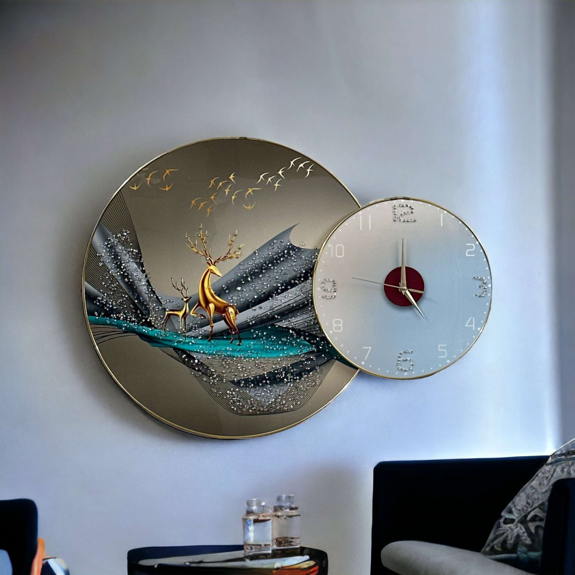 Nature Escape with Clock