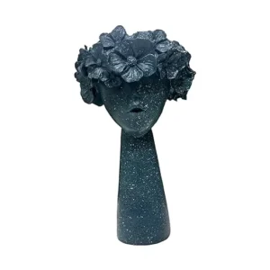 blue marble vase