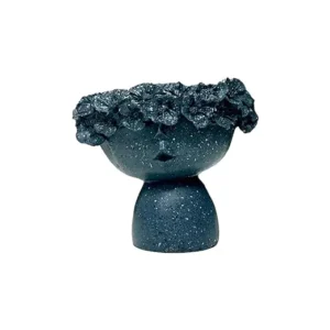 blue marble vase