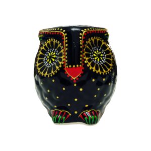 owl ceramic pot