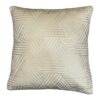 Crème Geometrical Cushion Cover