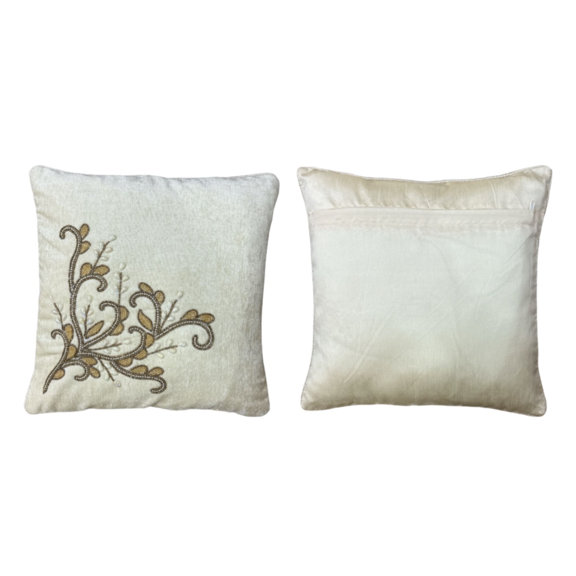 PhotoRoom-20231011-205902 Cream Embroidered Cushion Cover