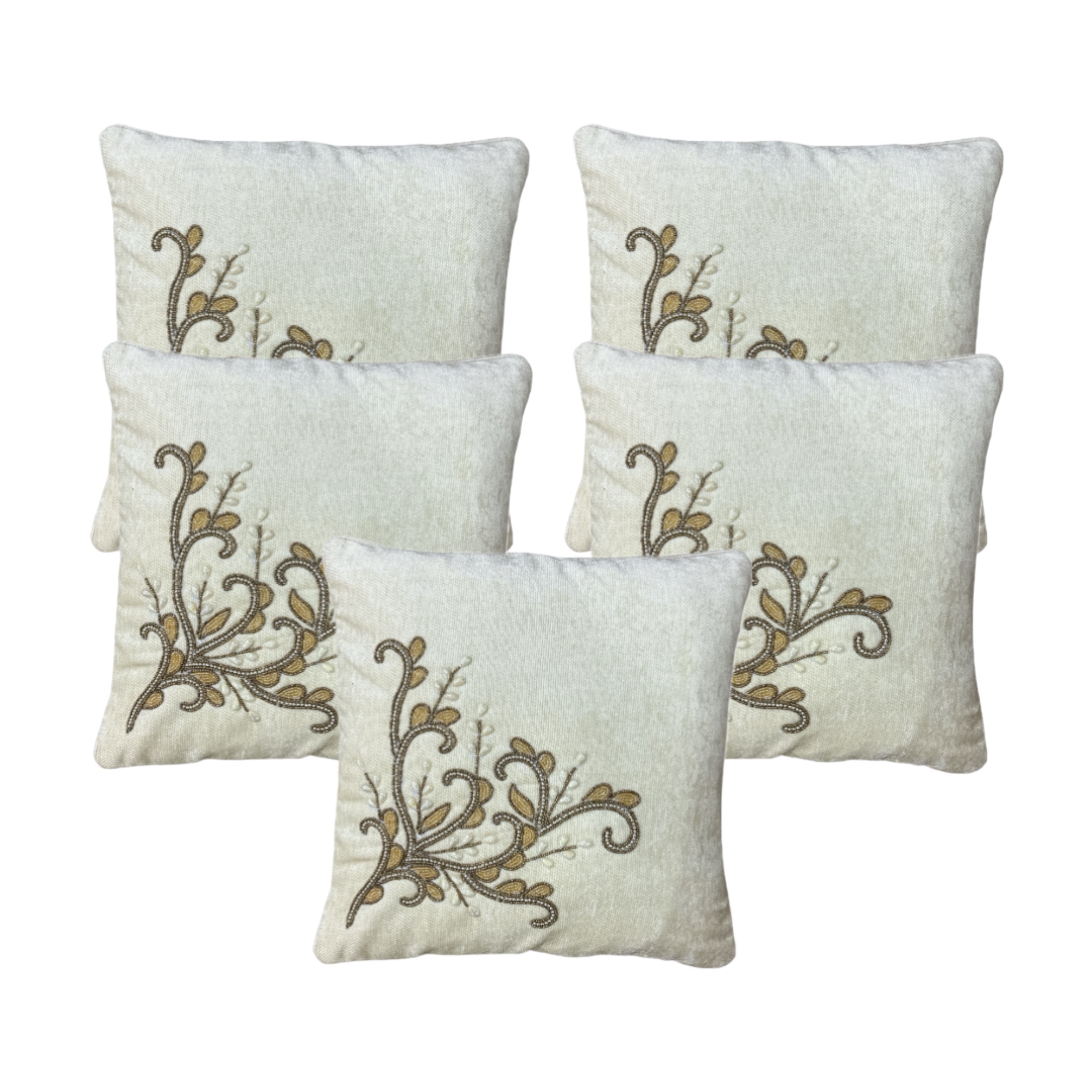 PhotoRoom-20231011-210017 Cream Embroidered Cushion Cover