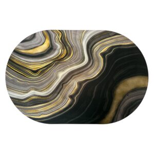 Marble Print Bathroom Mat