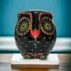 owl ceramic pot