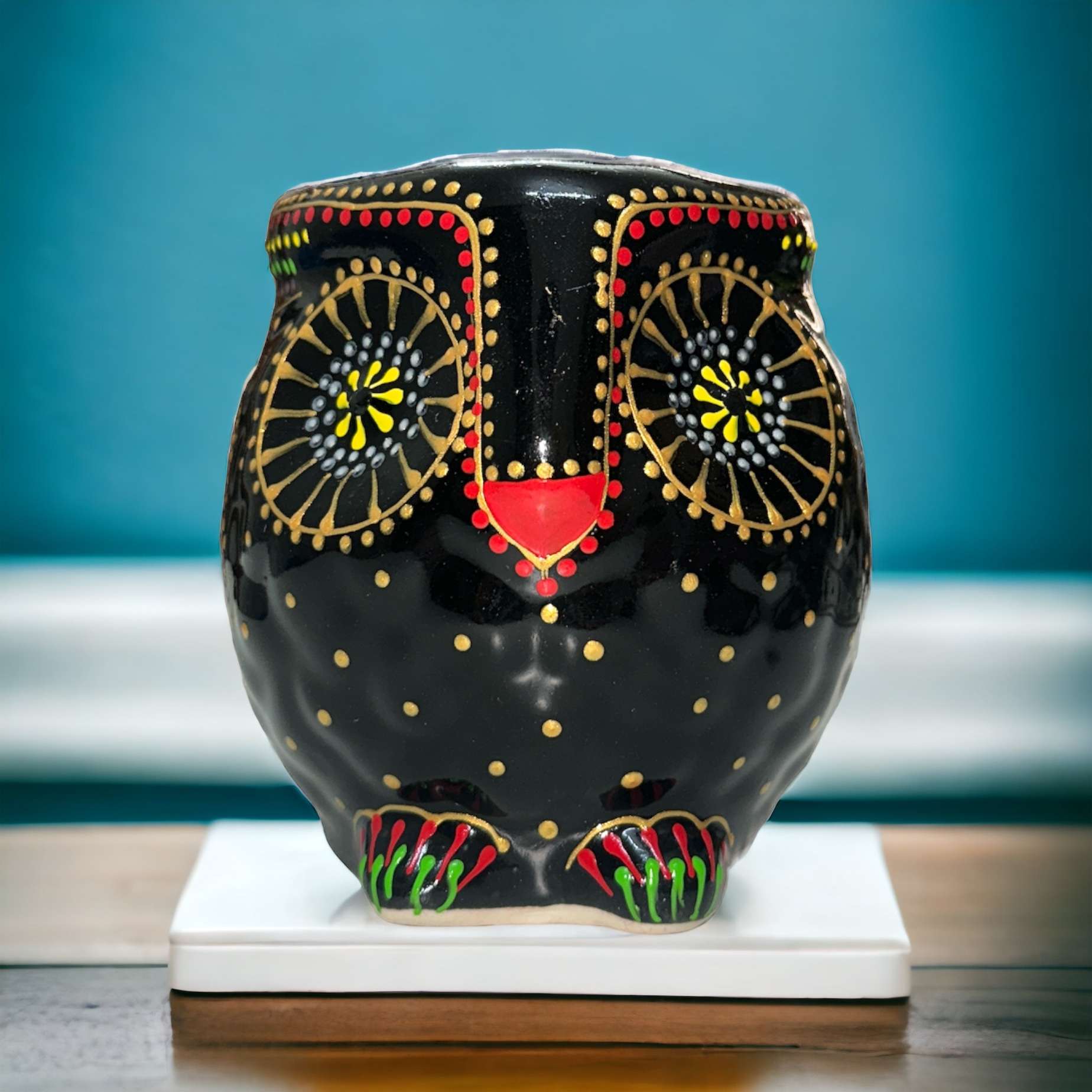 owl ceramic pot owl ceramic pot