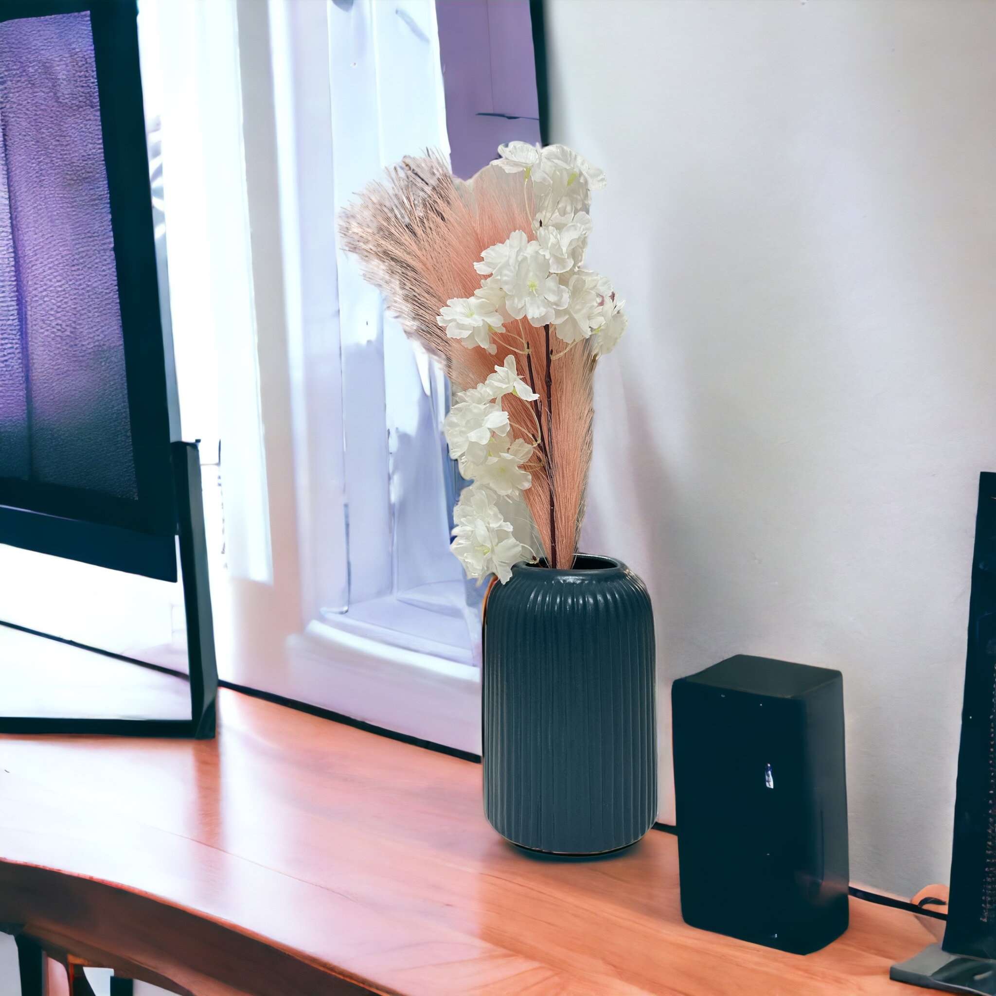 dark green ceramic vase dark green ceramic vase