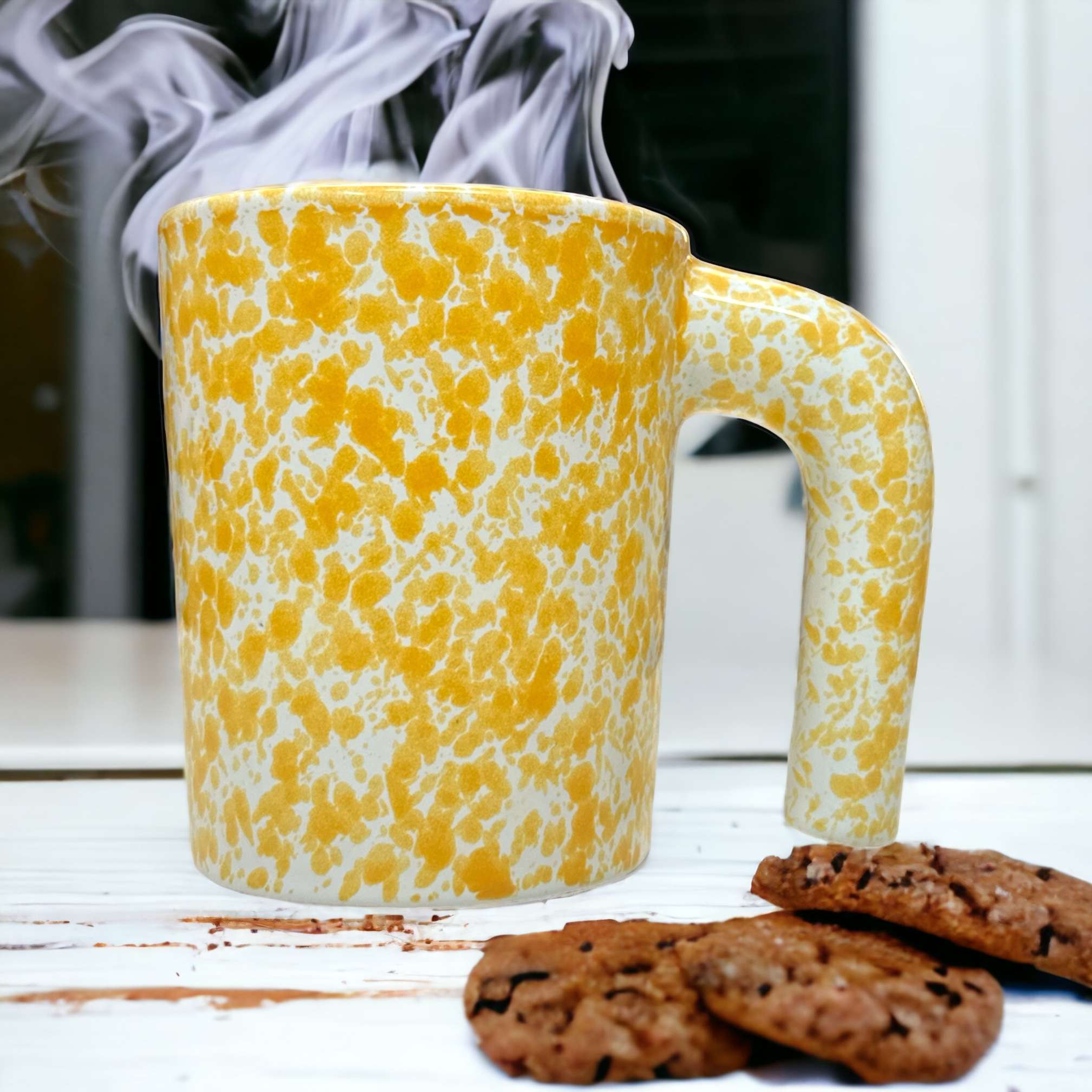 Yellow Ceramic Coffee  Mug