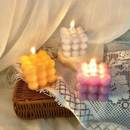 Bubble Candle (Wax) Set of 3