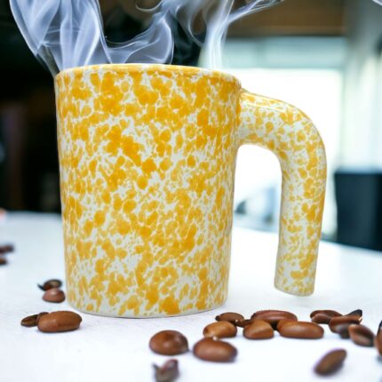 Yellow Ceramic Coffee Mug